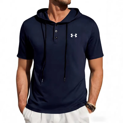 Men's Performance Short-Sleeve Hoodie