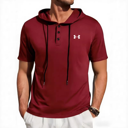 Men's Performance Short-Sleeve Hoodie