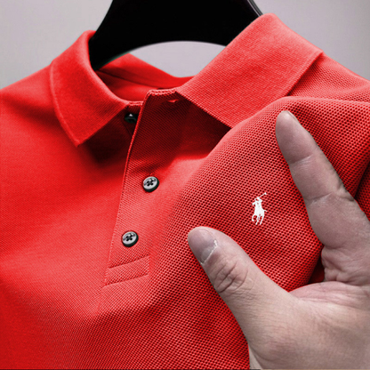 Men's Premium Soft Knit Polo Shirt