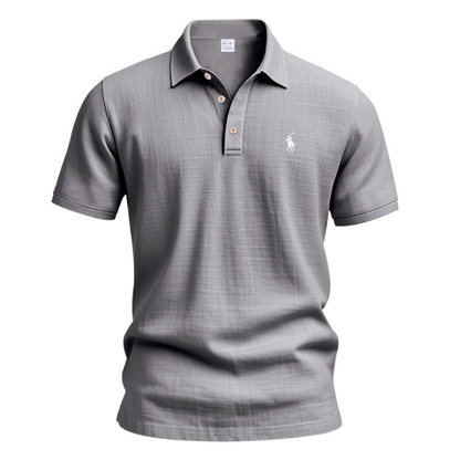 Premium Cotton Linen Polo Shirt