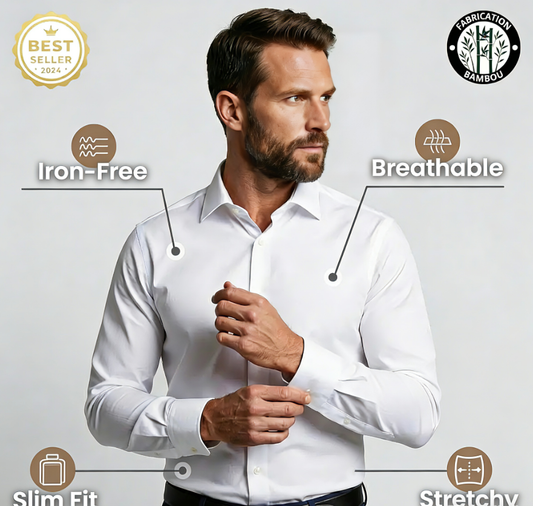 Men's Wrinkle-Free Shirt - Easy-Care Comfort