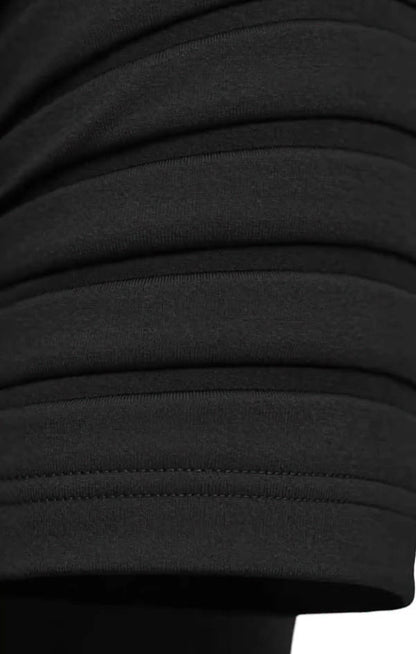 Men's zip-up polo shirt
