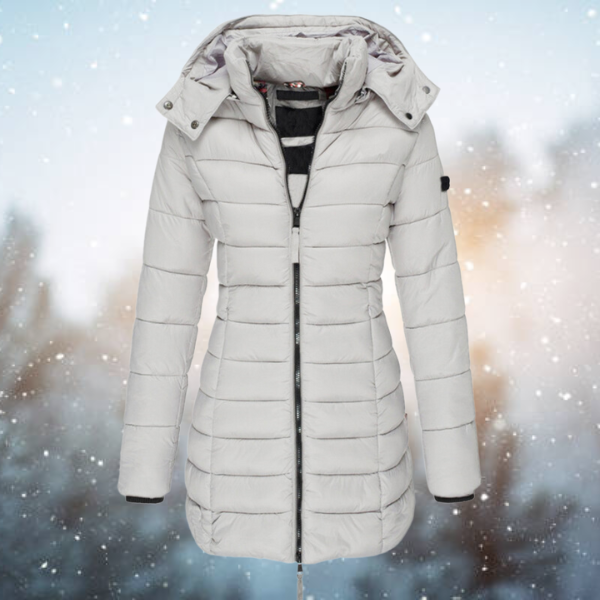Long Puffer Down Jacket for Women - Ultra-Warm& Figure-Flattering