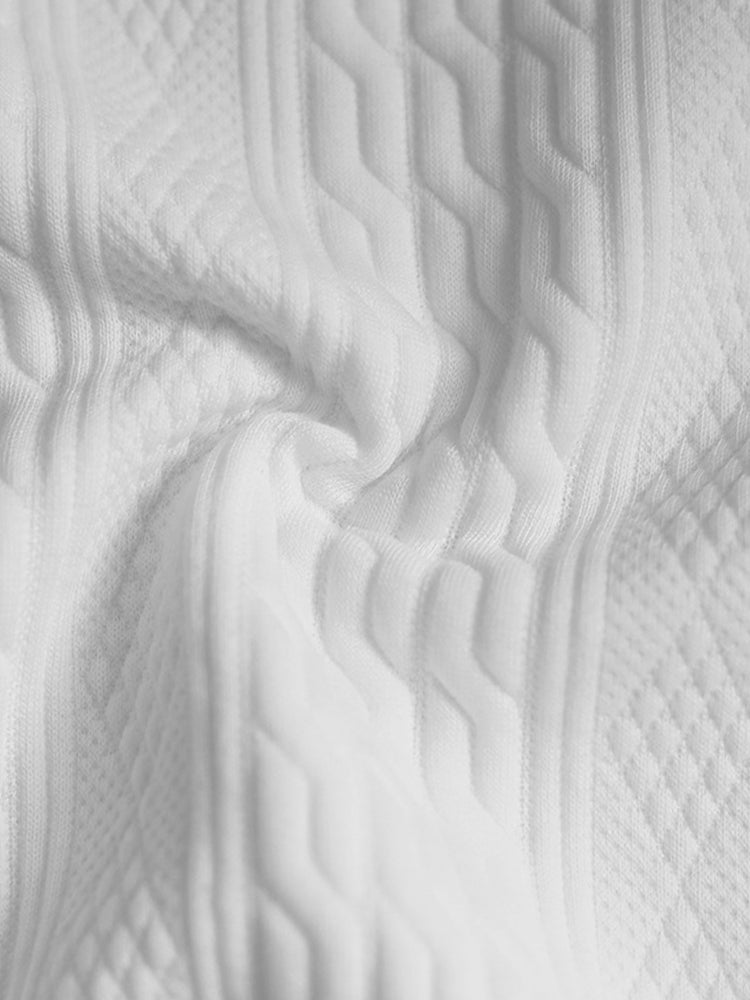 🔥Men's Athletic Jacquard Knit Tracksuit Set