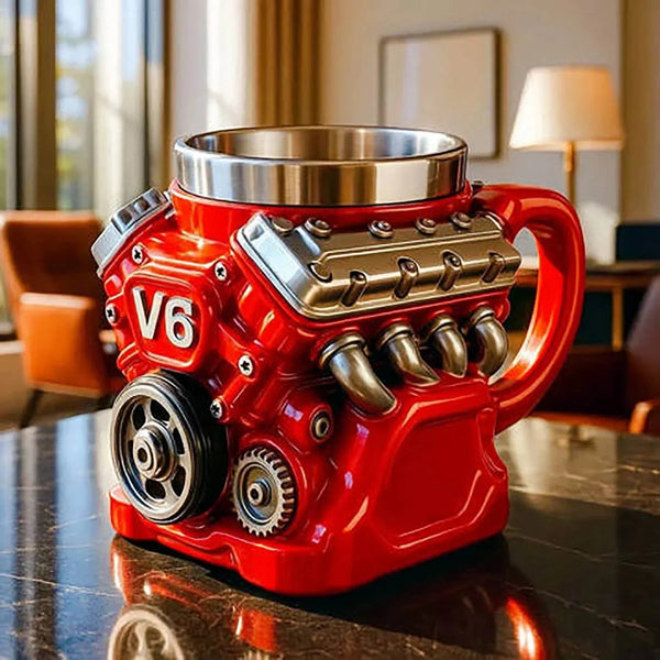 Retro Engine Roadside Travel Mug